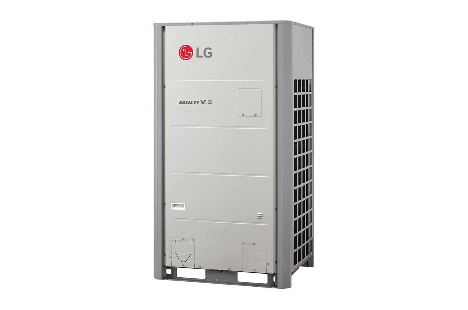 LG MULTI V 5 ARUV121LLS5 outdoor unit, 12HP, square-shaped ducts on the right side of the unit.