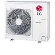 LG MULTI V S ARUN060GSS5 outdoor unit, 6HP. It has a long rectangular shape and has a large pan built-in inside.