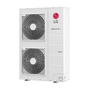 LG MULTI V S ARUN100LSS0 outdoor unit, 10HP. It has a long rectangular shape and has two large pans built-in inside.