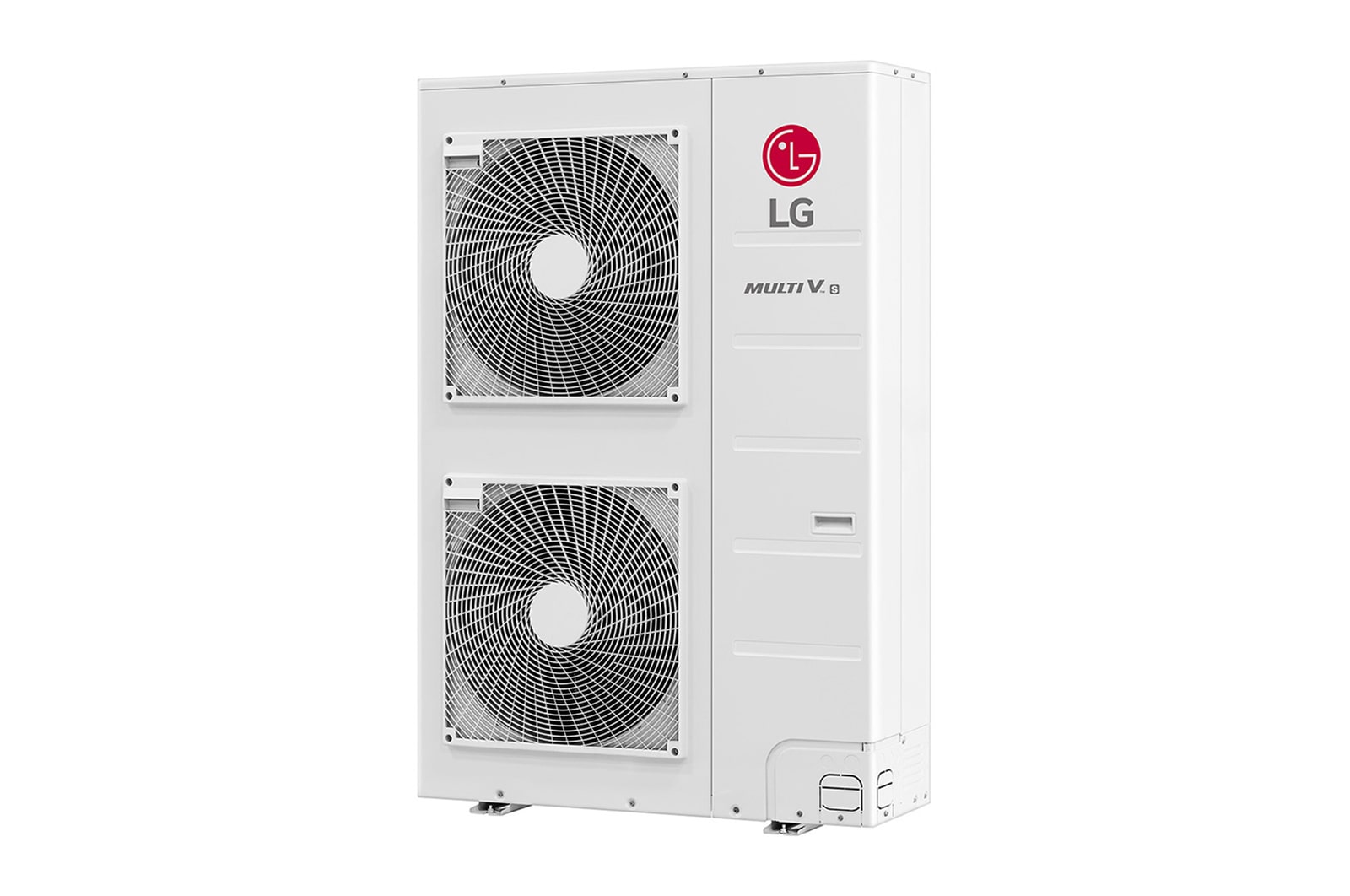 LG MULTI V S ARUN120LSS0 outdoor unit, 12HP. It has a long rectangular shape and has two large pans built-in inside.
