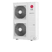 LG MULTI V S ARUN120LSS0 outdoor unit, 12HP. It has a long rectangular shape and has two large pans built-in inside.