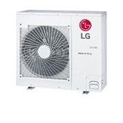LG MULTI V S ARUV060GSD5 outdoor unit, 6HP. It has a long rectangular shape and has a large pan built-in inside.