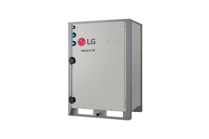LG MULTI V WATER 5, Water Heat Recovery, 10HP is rectangular and has several inlets on the left side of the front.