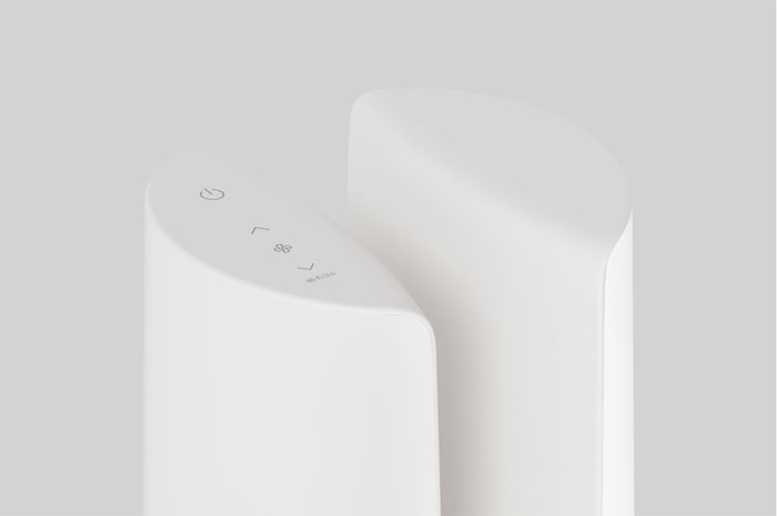 LG PuriCare™ AeroTower™ Air Purifying Fan in Beige with HEPA Filter and UVnano™ Technology , FS15GPBK0