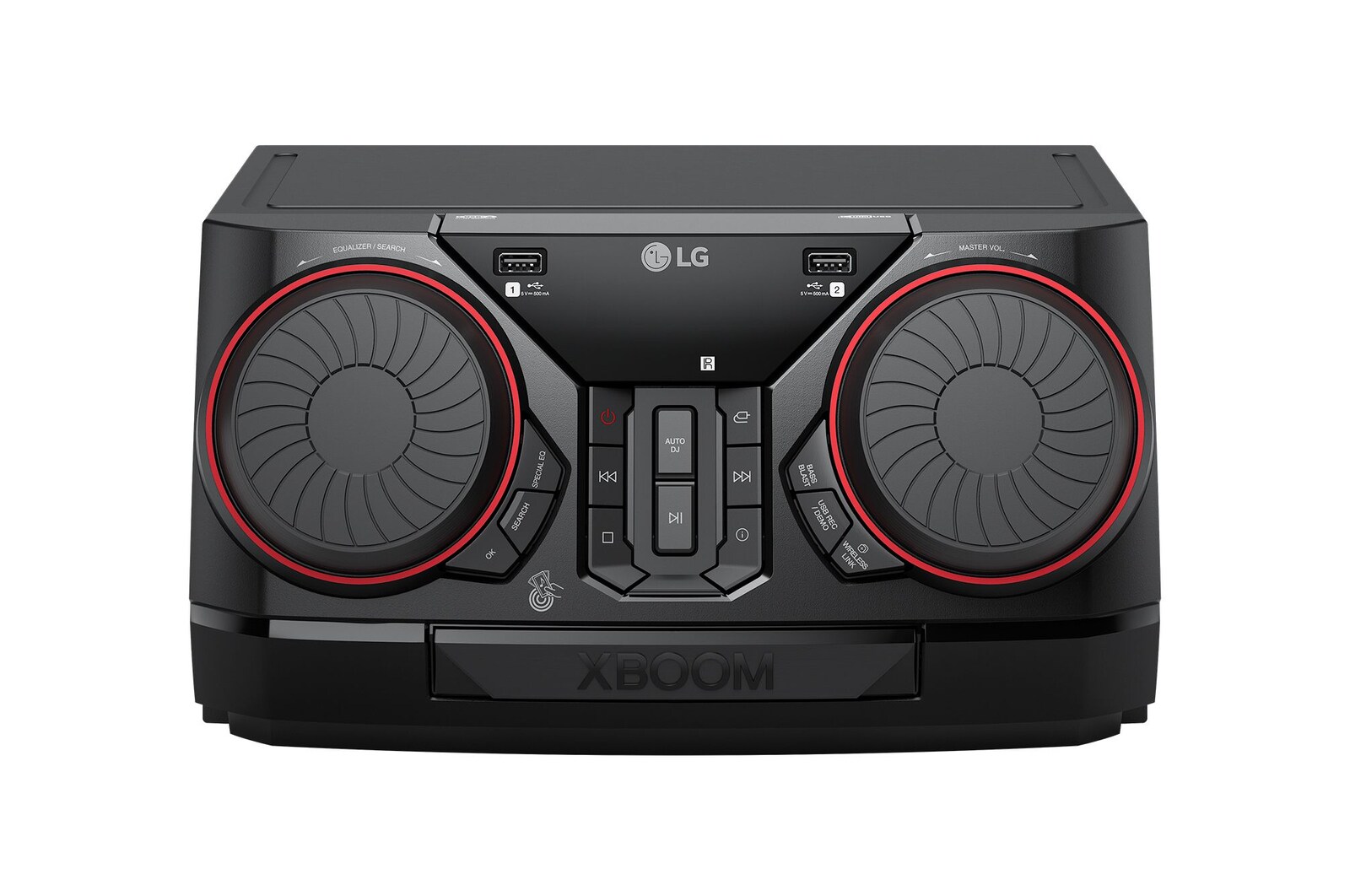 front view of multimedia receiver