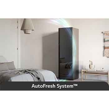 LG Styler Mirror Black (Built-in HandySteamer™), SC5GMR80H