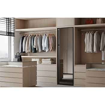 LG Styler Mirror Black (Built-in HandySteamer™), SC5GMR80H