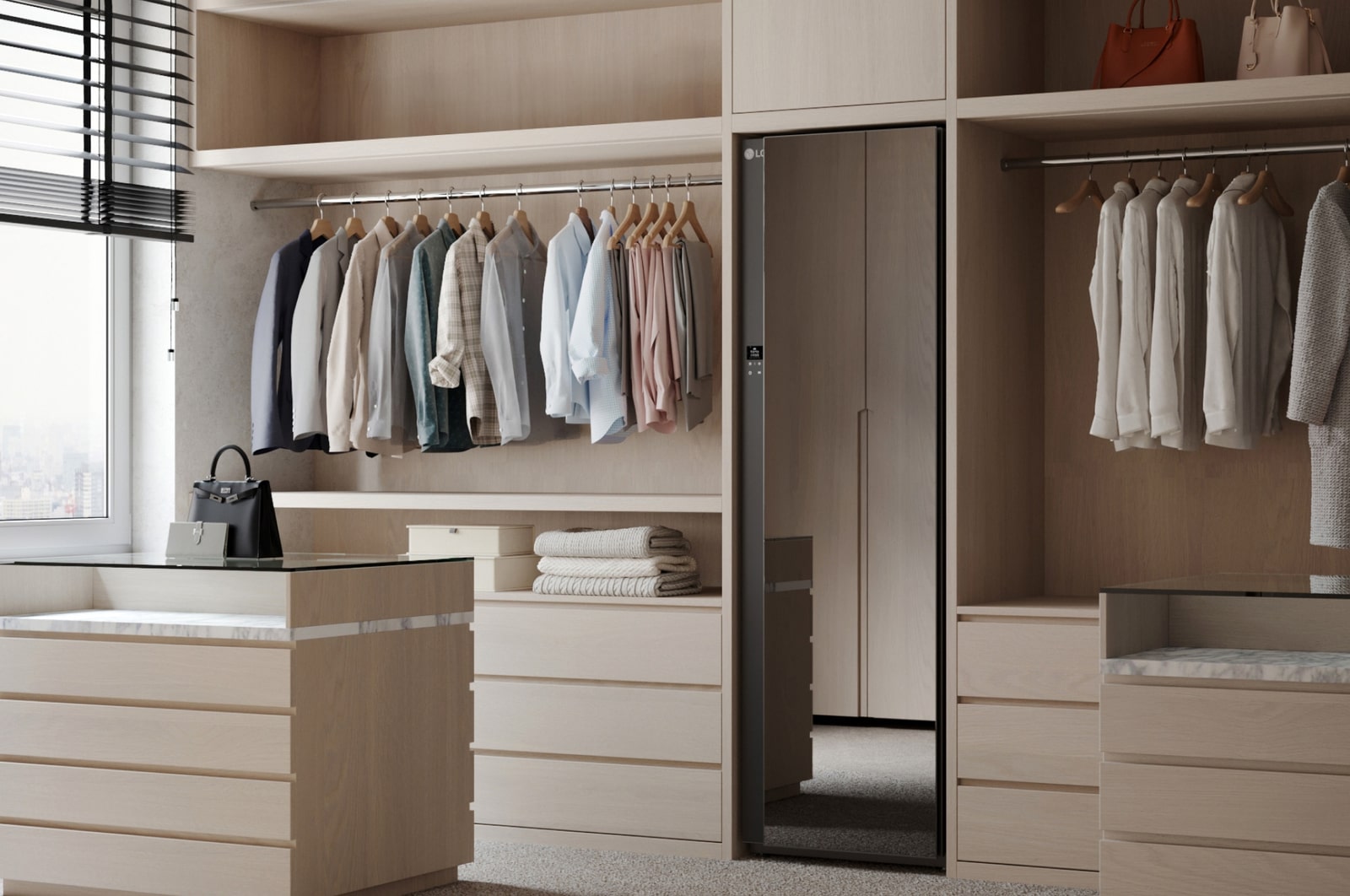 LG Styler Mirror Black (Built-in HandySteamer™), SC5GMR80H