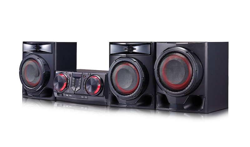 LG 720 watts RMS, Voice Canceller & Key Changer, Auto DJ, Dual UBS, Bluetooth, TV Sound Sync, Karaoke Function XBOOM, CJ45