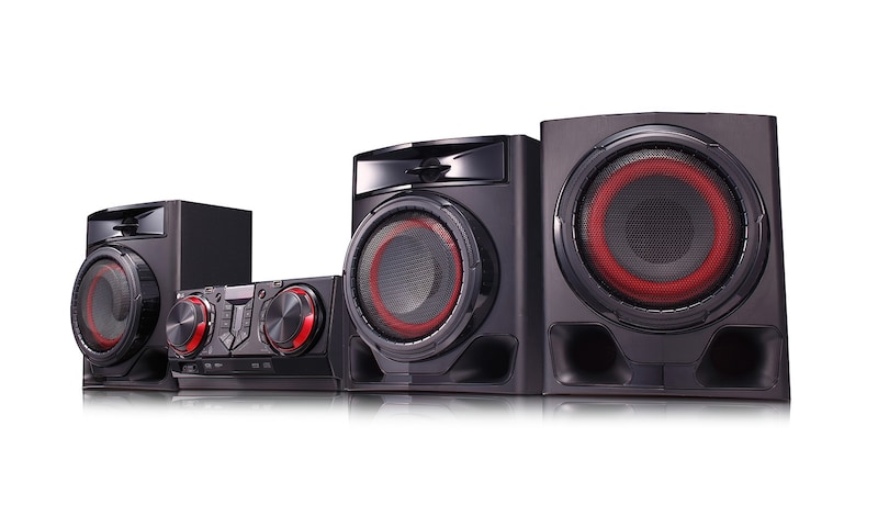 LG 720 watts RMS, Voice Canceller & Key Changer, Auto DJ, Dual UBS, Bluetooth, TV Sound Sync, Karaoke Function XBOOM, CJ45