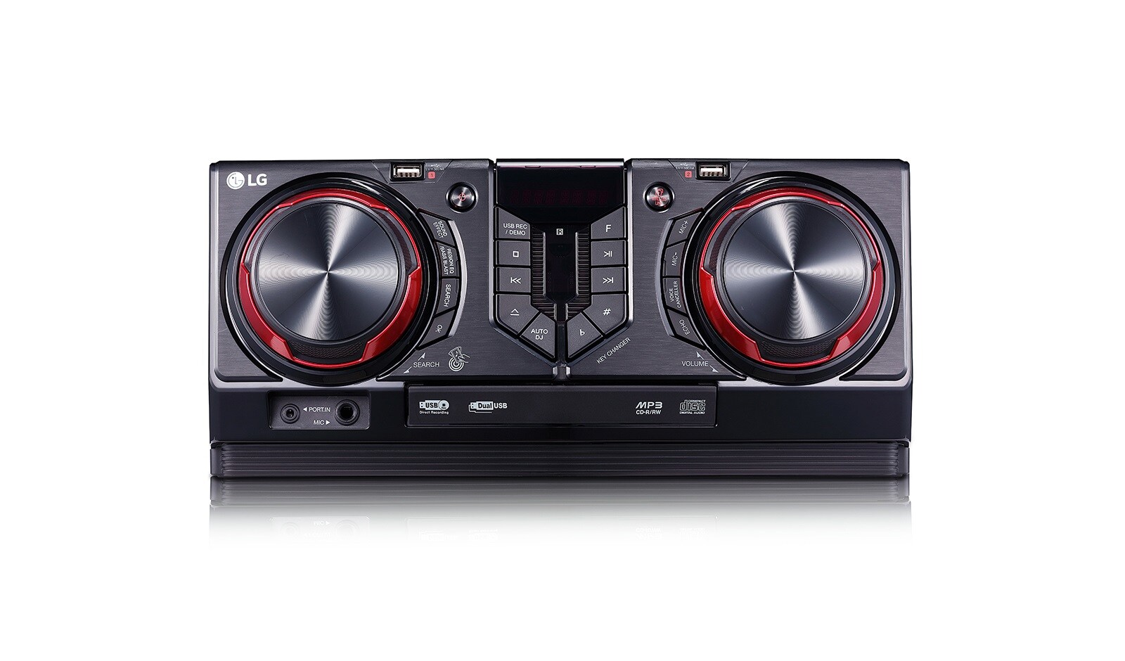 LG 720 watts RMS, Voice Canceller & Key Changer, Auto DJ, Dual UBS, Bluetooth, TV Sound Sync, Karaoke Function XBOOM, CJ45