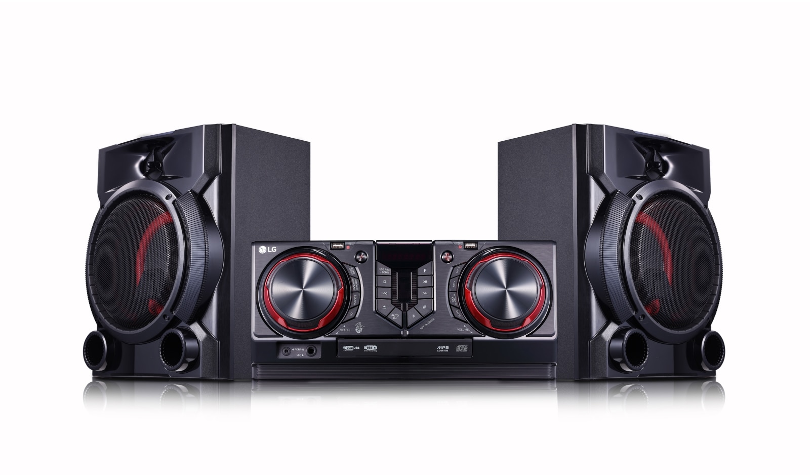 LG 900 Watts RMS, LED Speaker Lighting, Multi Juke Box, Auto DJ, TV Sound Sync, Wireless Party Link XBOOM, CJ65