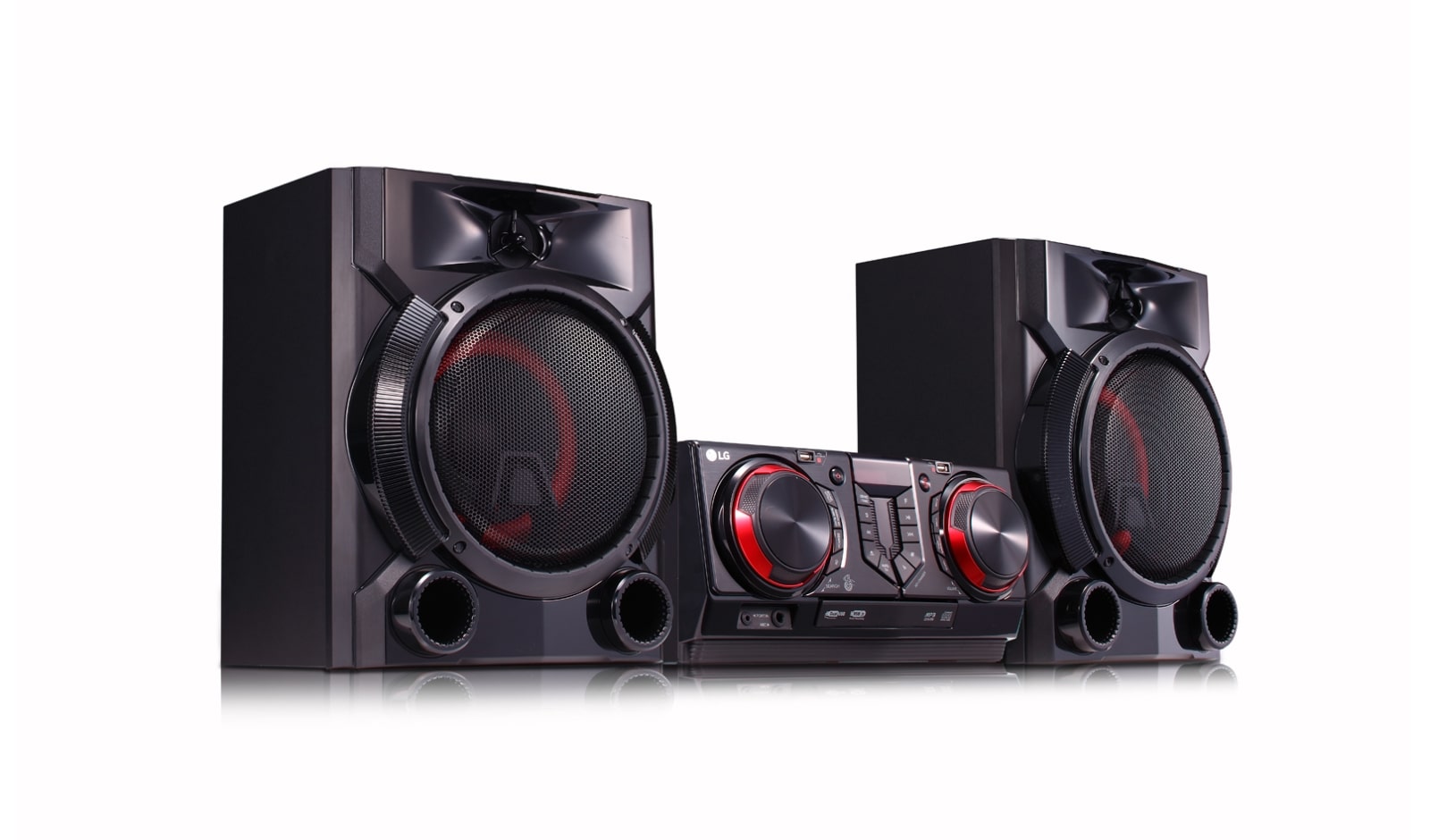 LG 900 Watts RMS, LED Speaker Lighting, Multi Juke Box, Auto DJ, TV Sound Sync, Wireless Party Link XBOOM, CJ65