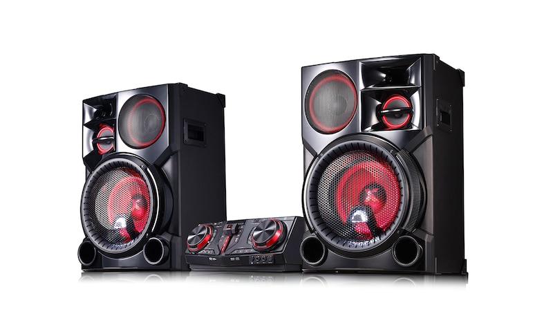 LG 3,500 Watts RMS, DJ Pro (DJ PAD), TV Sound Sync, Party Thruster Pro, Voice Canceller & Key Changer, Auto DJ XBOOM, CJ98