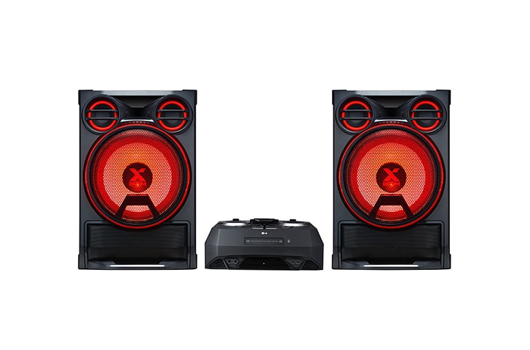 Front view of Hi Fi System LG XBOOM CK99 5000W Karaoke Party Speaker CK99