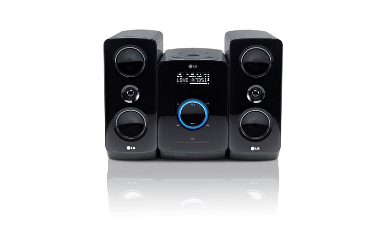 Front view of Glossy Piano Black &amp; Aqua Blue Lighting Touch Sensor FB164