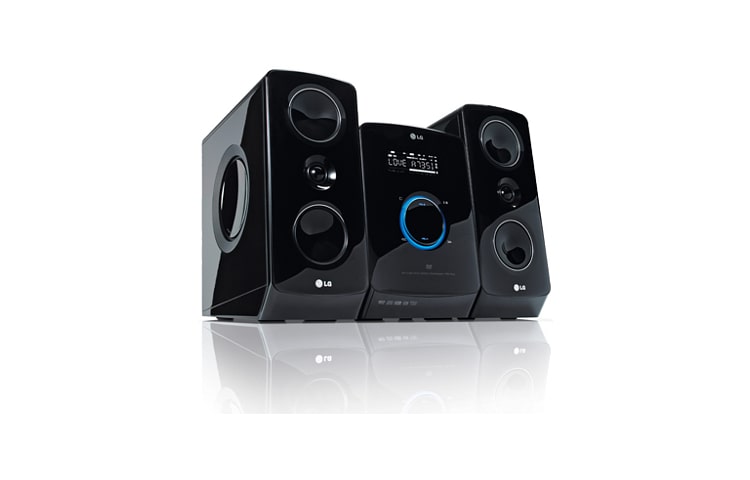 LG Glossy Piano Black & Aqua Blue Lighting Touch Sensor, FB164