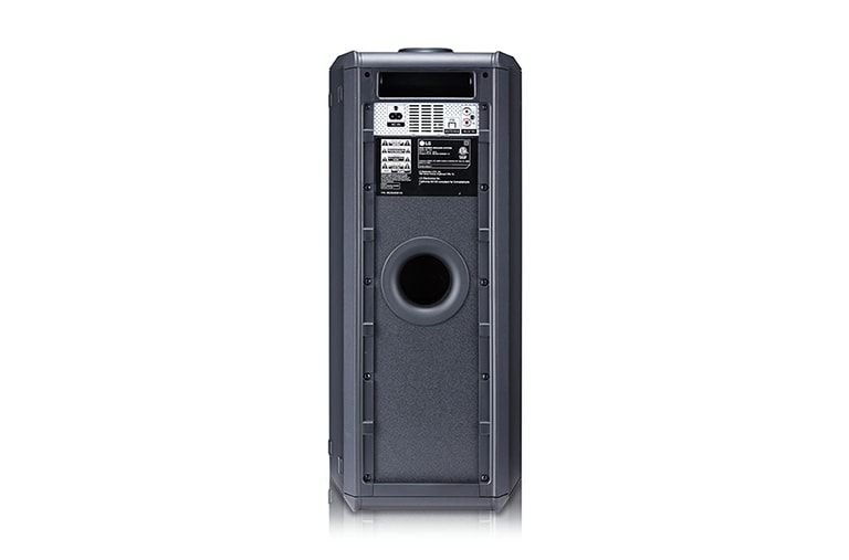 LG 220 watts RMS, DJ Effect, Multi Juke Box, Bluetooth Multi Pairing, DJ Loop, XBOOM One Body Speaker, FJ5