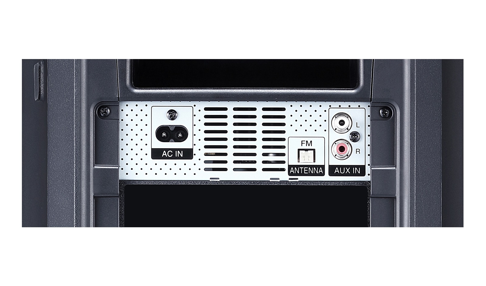 LG 220 watts RMS, DJ Effect, Multi Juke Box, Bluetooth Multi Pairing, DJ Loop, XBOOM One Body Speaker, FJ5