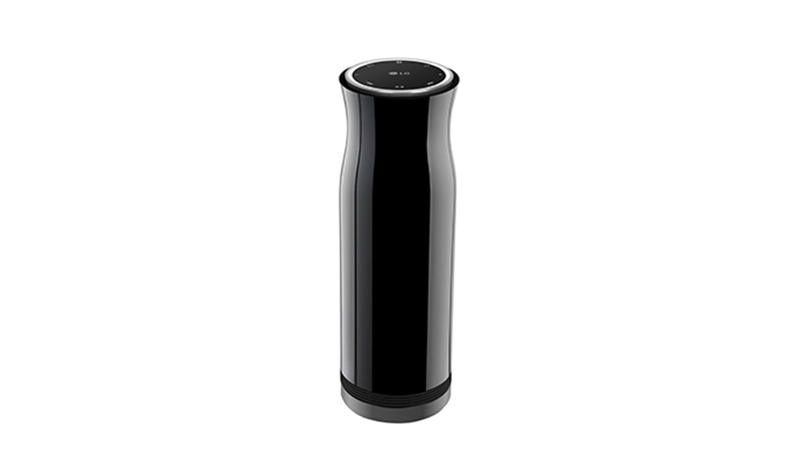 Front view of LG MUSIC flow Sound 360 Portable Bluetooth Speaker NP7860 | Black NP7860B