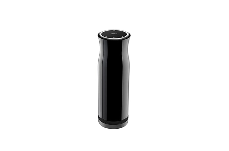 Front view of LG MUSIC flow Sound 360 Portable Bluetooth Speaker NP7860 | Black NP7860B