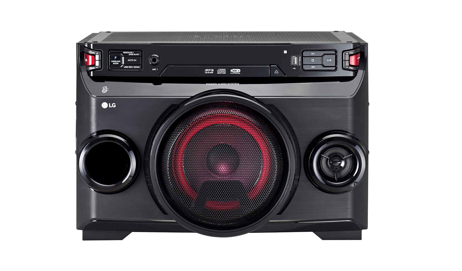 Front view of LG XBOOM Mini Audio OM4560 OM4560