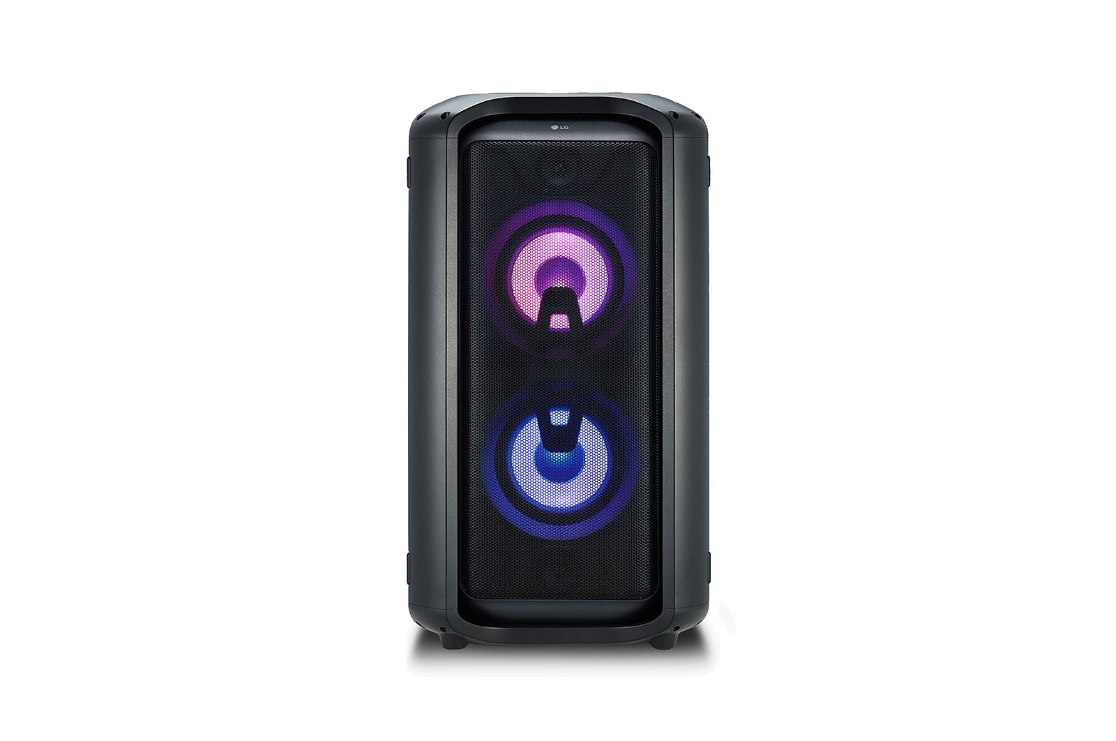 Front view of 2.0 ch, 550W RMS, FM, TV Sound Sync, Wireless Party Link, Freestyle Design, Bass Blast&#43; RK7