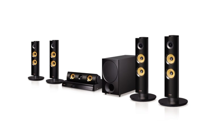 Front view of LG 3D 5.1ch Blu-ray Home Theater System BH6340H
