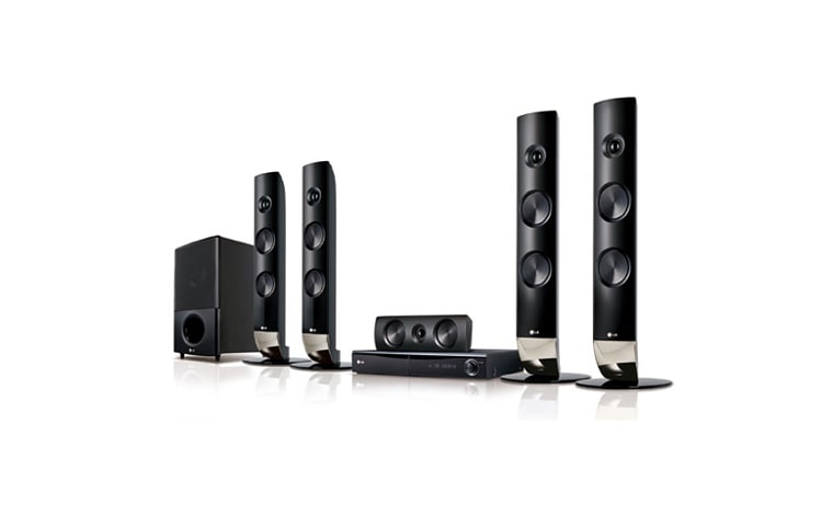 LG 850W RMS, 3rd Gen. 32" TV Matching, 3rd Gen Bass Blast Subwoofer, Full HD Up-Scaling, Simplink, Wall-Mountable Speaker, HT806PM