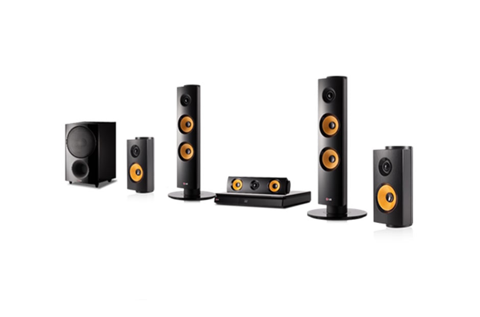 Front view of LG Home Theater System LHD636P LHD636P