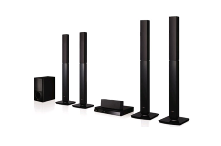 Front view of LG Home Theater System LHD657 LHD657