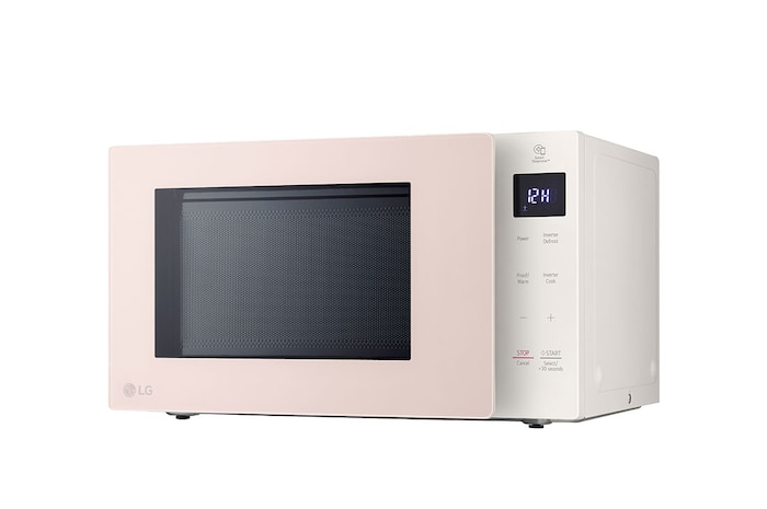 LG 25L NeoChef ™ Smart Inverter Objet Microwave Oven in Pink, MS2535GIP