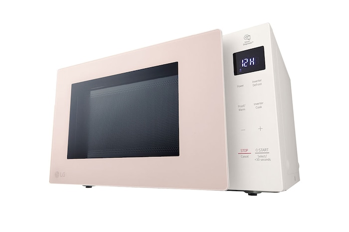 LG 25L NeoChef ™ Smart Inverter Objet Microwave Oven in Pink, MS2535GIP