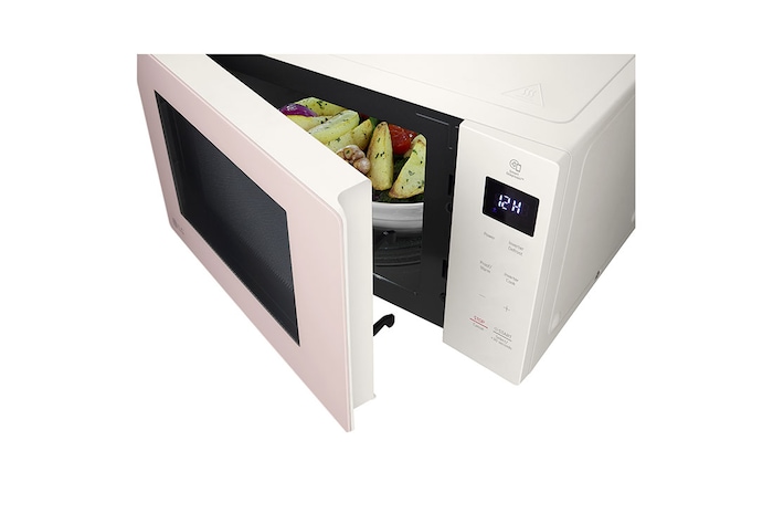 LG 25L NeoChef ™ Smart Inverter Objet Microwave Oven in Pink, MS2535GIP