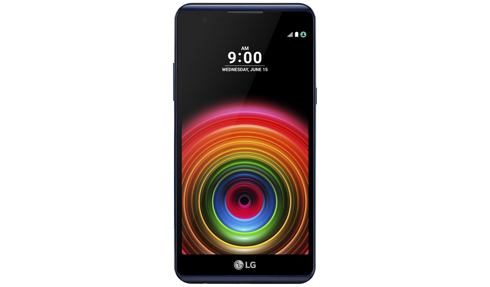 Front view of LG X Power | Indigo Black LGK220DSZ
