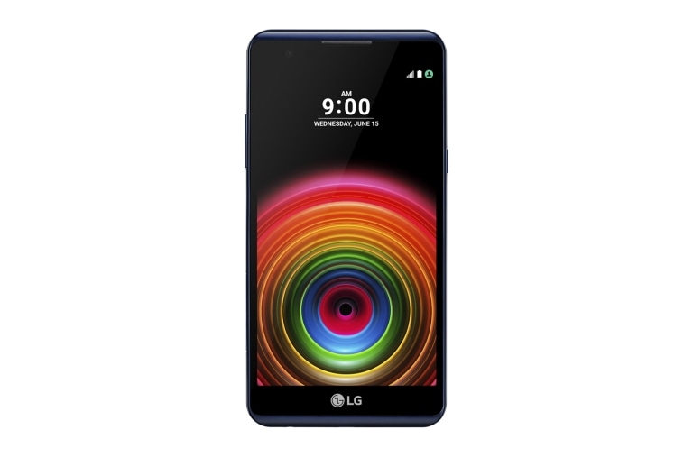 Front view of LG X Power | Indigo Black LGK220DSZ
