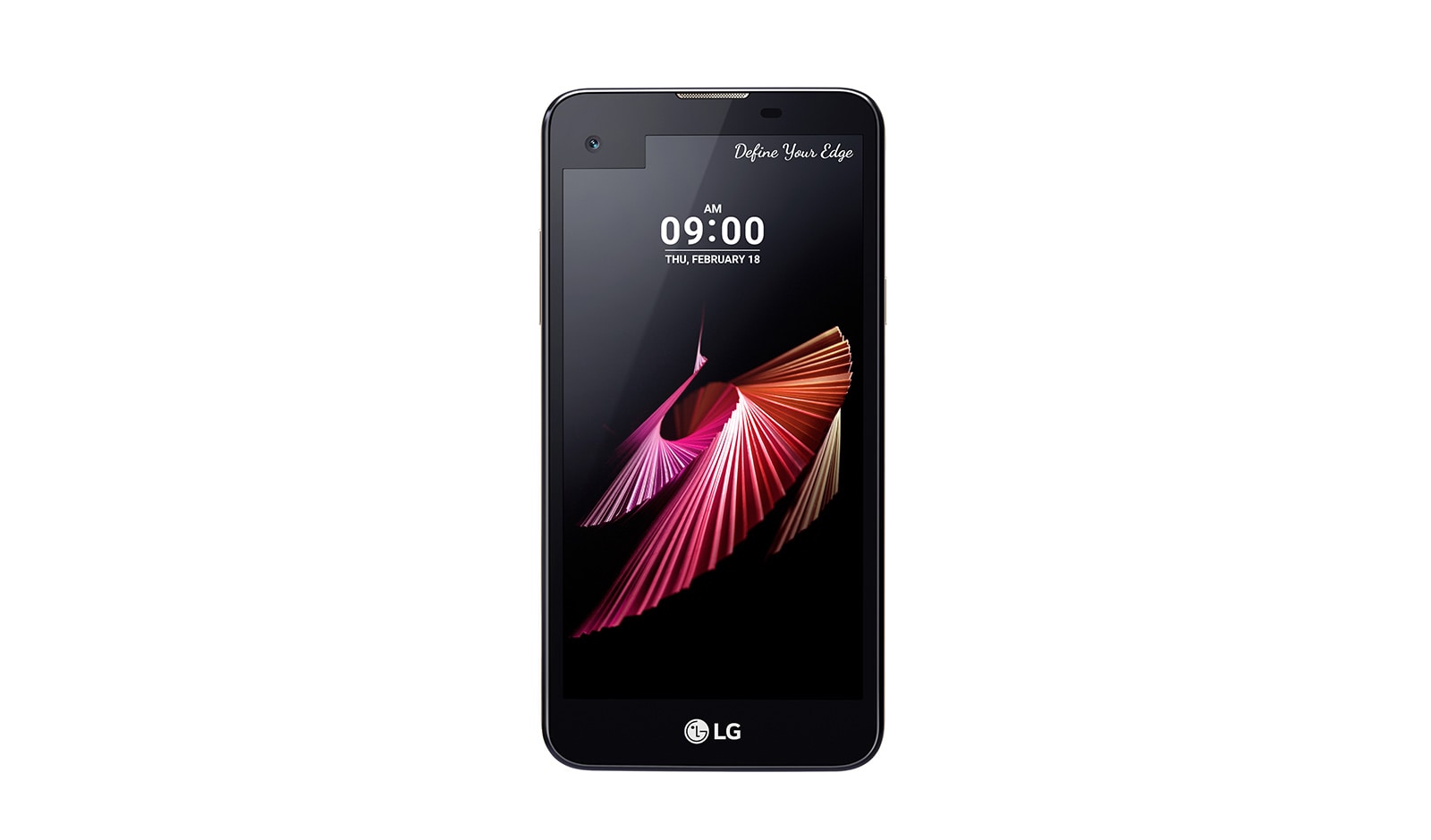 Front view of LG X Screen | Black LGK500DSK