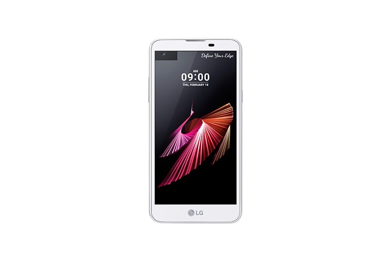 Front view of LG X Screen | White LGK500DSK