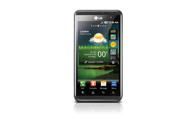 Front view of LG Optimus 3D P920