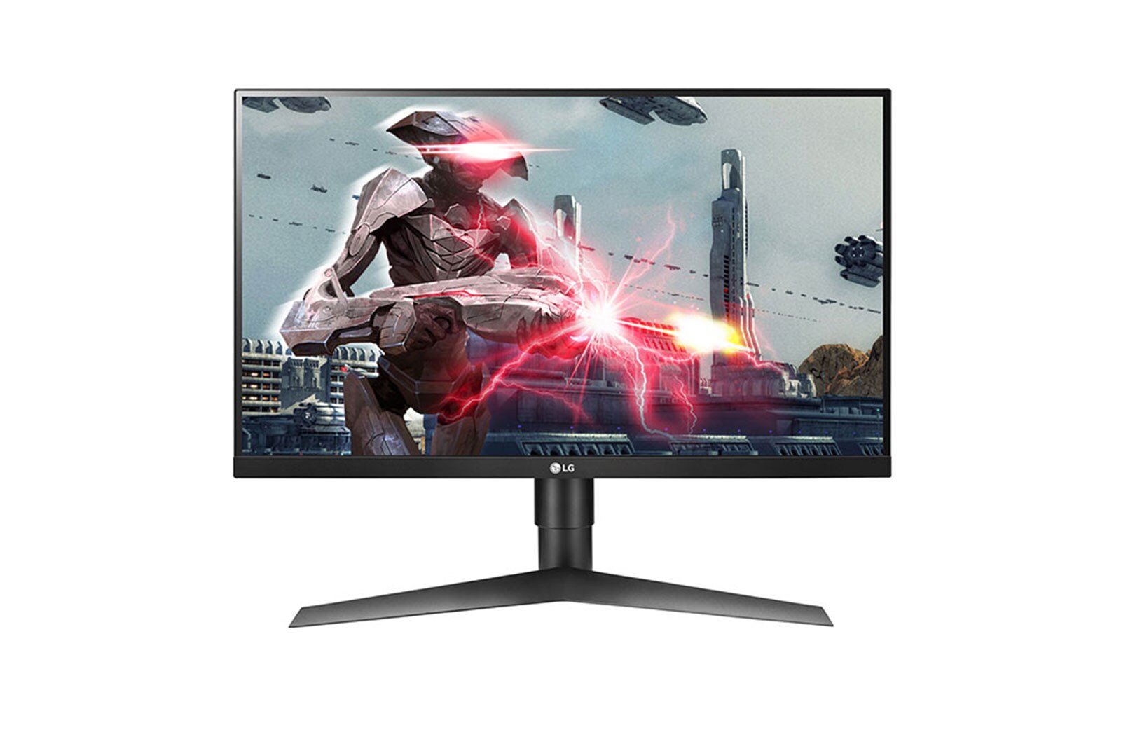 Front view of 27” FHD (1920 x 1080) IPS Display 27GL650F-B