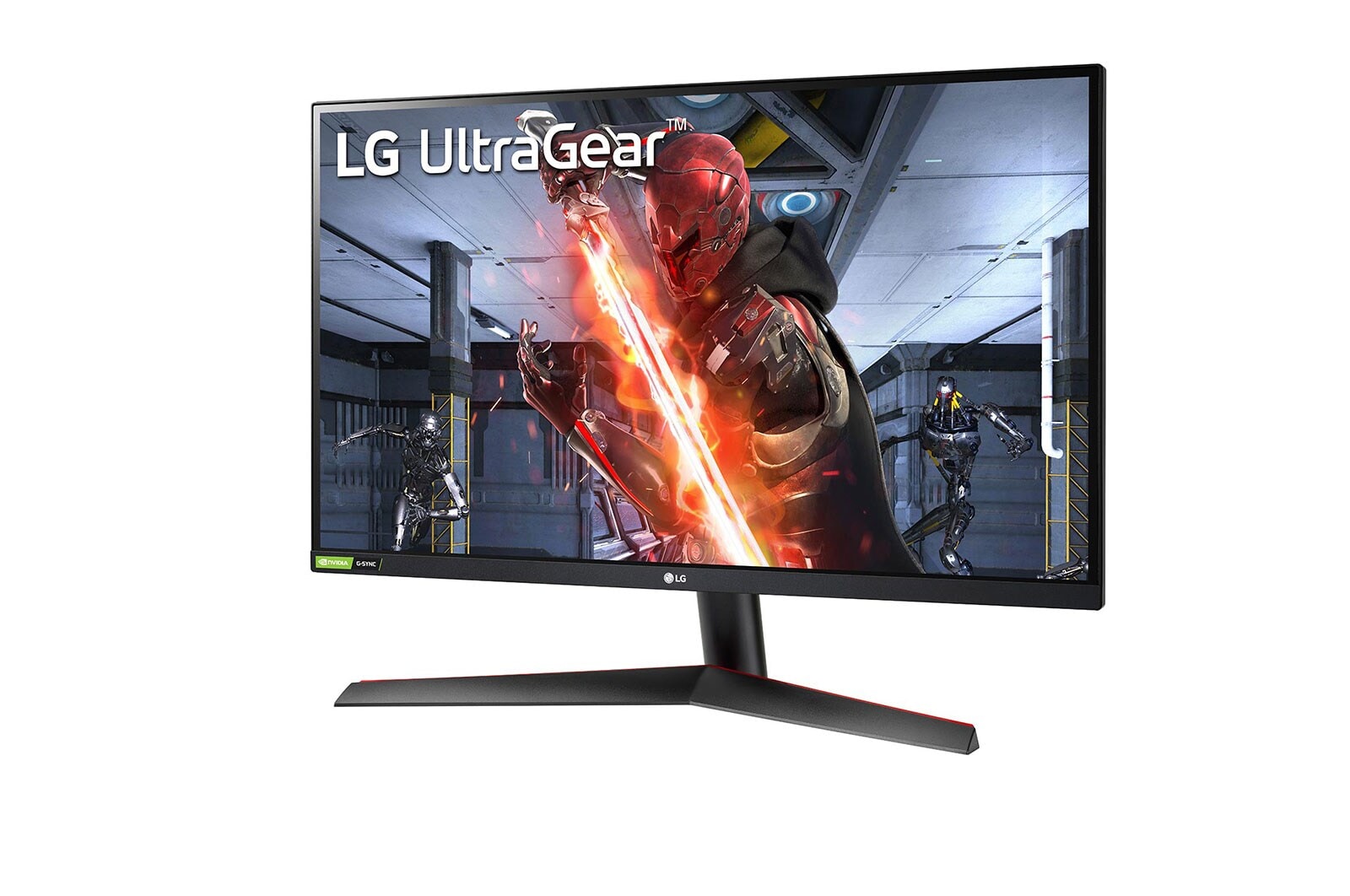 LG 27” UltraGear™ Full HD IPS 1ms (GtG) Gaming Monitor with NVIDIA® G-SYNC® Compatible, 27GN600-B