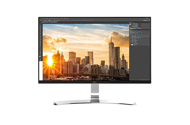 Front view of 27&#34; 4K Ultra High Definition ( UHD ) IPS Monitor 27UD88-W
