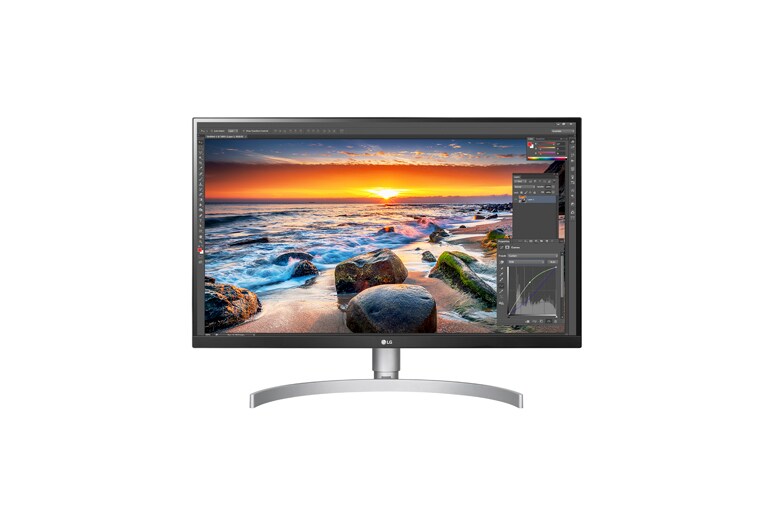 Front view of LED Wide Monitor  (27”Diagonal) 27UK850-W