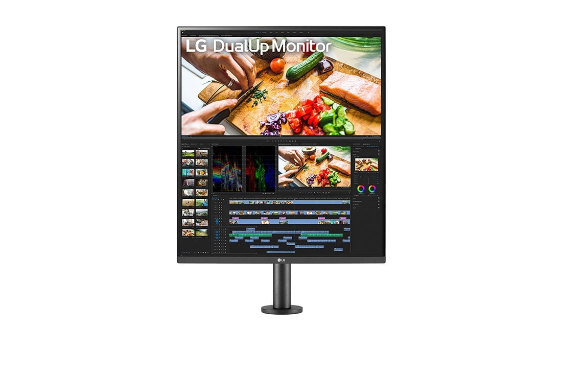 LG DualUp Monitor Ergo 付属アーム付き LG 28MQ780: 27.6-inch 16:18 DualUp Monitor with Ergo Stand