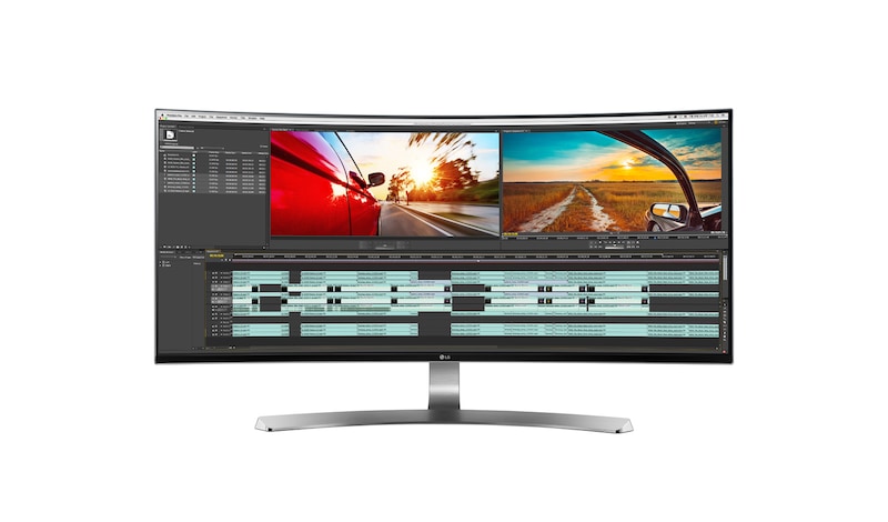 LG 34" Class 21:9 UltraWide® WQHD IPS Thunderbolt™ Curved LED Monitor (34" Diagonal), 34UC98-W