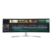 Front view of LG UltraWide Dual QHD Monitor 49WL95C-WE