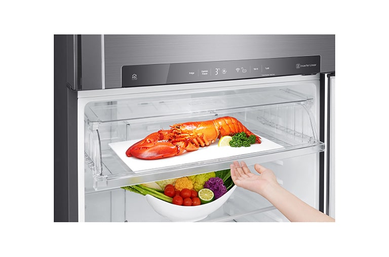 LG Two-Door Top Freezer Refrigerator, GR-A702HLHU