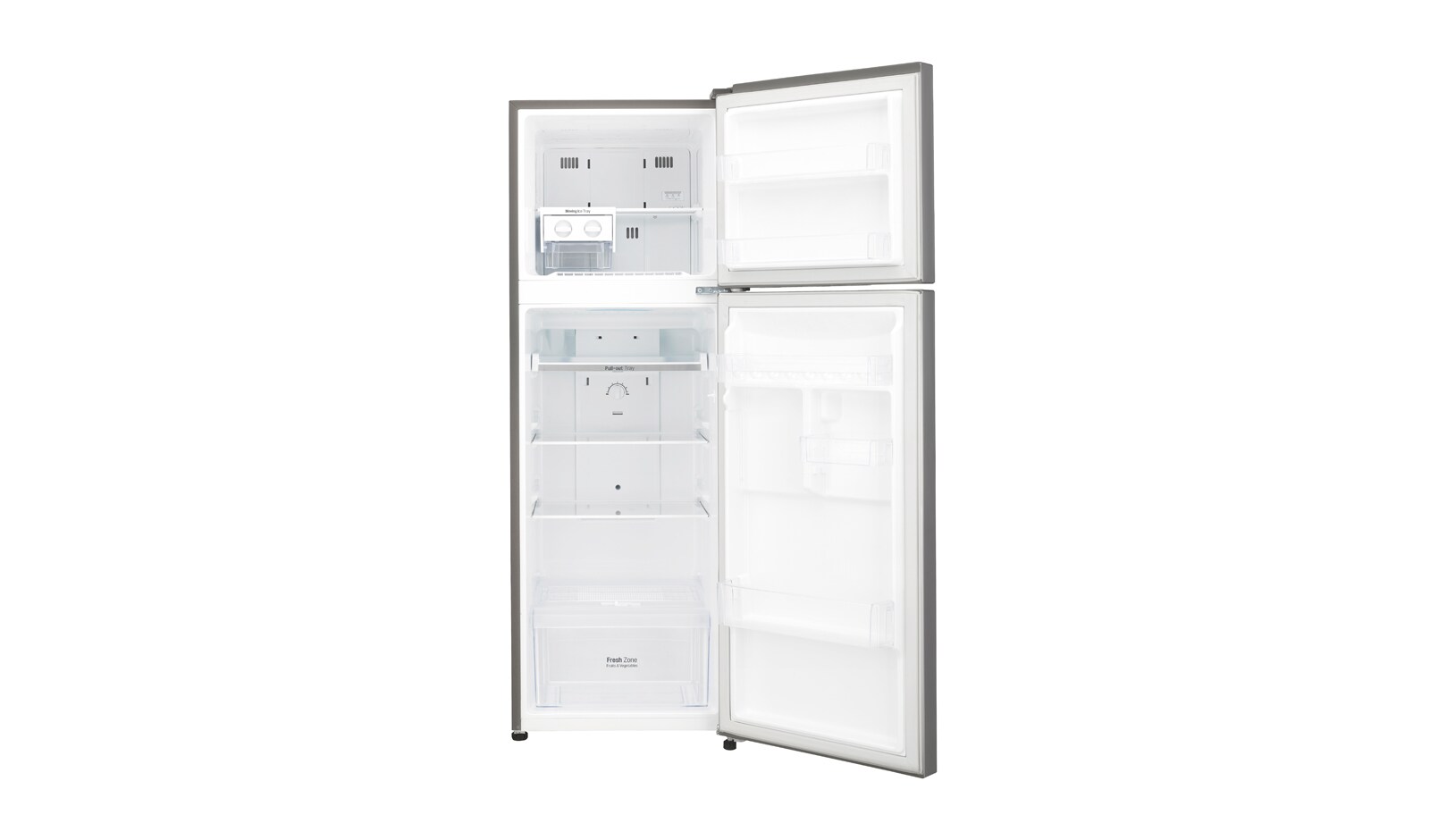 LG 7.2cu.ft, Smart Inverter Compressor, LED Lighting, Multi-Airflow, Anti Bacterial Gasket, Tempered Glass Shelves, Moist Balance Crisper, GR-B202RLCL