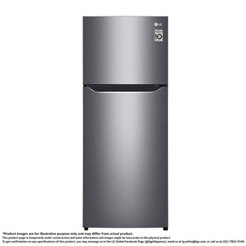 Front view of 7.2 Cu. Ft. Top Freezer Refrigerator with Smart Inverter Compressor GR-B202SQBB