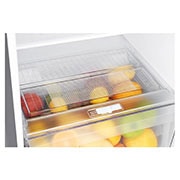 LG 7.2 Cu. Ft. Top Freezer Refrigerator with Smart Inverter Compressor, GR-B202SQBB